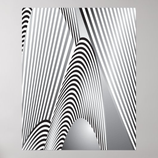 Abstraktes Muster Erstellung 3 Poster (Vorne)