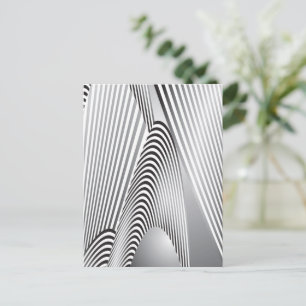 Abstraktes Muster Erstellung 3 Postkarte