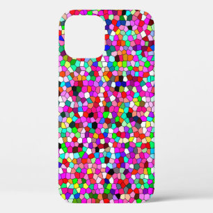 abstraktes Muster, farbige Mosaik-Tapete, geometri Case-Mate iPhone Hülle