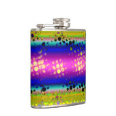 Abstraktes Muster Flachmann (Rechts)