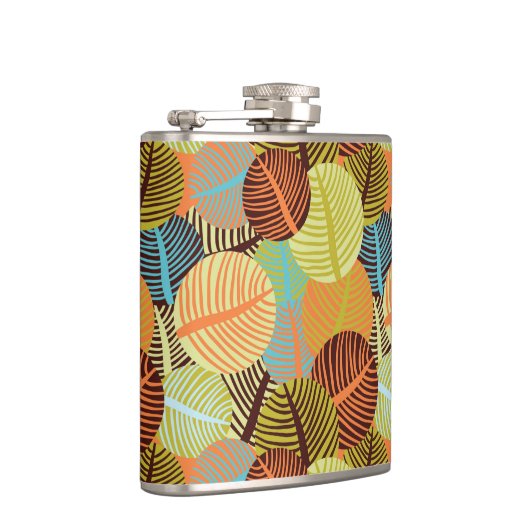 Abstraktes Muster Flachmann (Rechts)