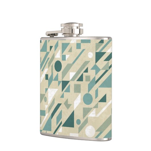 Abstraktes Muster Flachmann (Links)