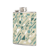 Abstraktes Muster Flachmann (Links)