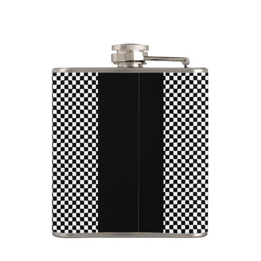 Abstraktes Muster Flachmann (Rückseite)