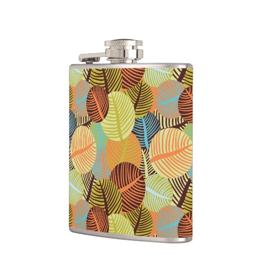 Abstraktes Muster Flachmann (Links)