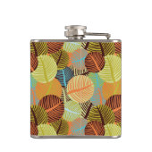 Abstraktes Muster Flachmann (Rückseite)