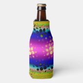 Abstraktes Muster Flaschenkühler (Flaschenvorderseite)