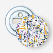 Abstraktes Muster Flaschenöffner (Vorderseite)