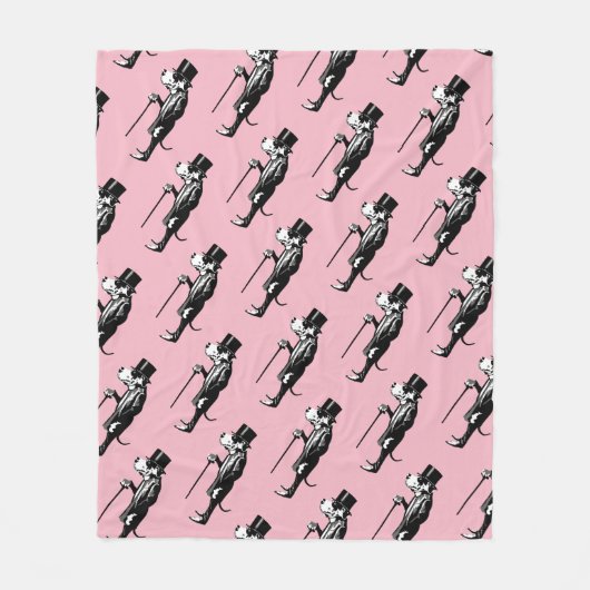 Abstraktes Muster Fleecedecke (Vorderseite)