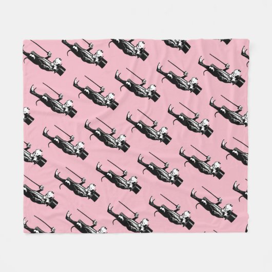 Abstraktes Muster Fleecedecke (Vorderseite (Horizontal))