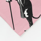 Abstraktes Muster Fleecedecke (Ecke)