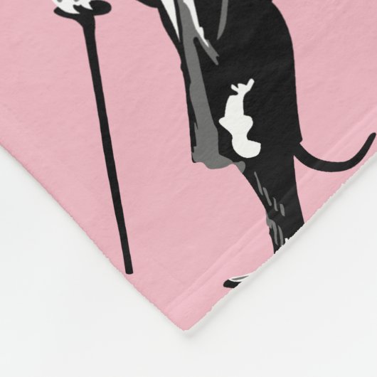 Abstraktes Muster Fleecedecke (Ecke)