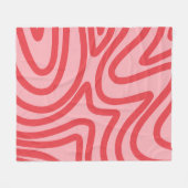 abstraktes Muster Fleecedecke (Vorderseite (Horizontal))