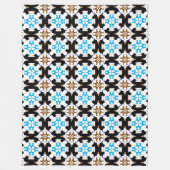 Abstraktes Muster Fleecedecke (Vorderseite)