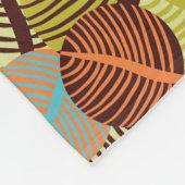 Abstraktes Muster Fleecedecke (Ecke)