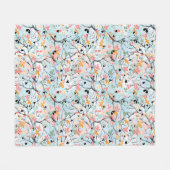 Abstraktes Muster Fleecedecke (Vorderseite (Horizontal))