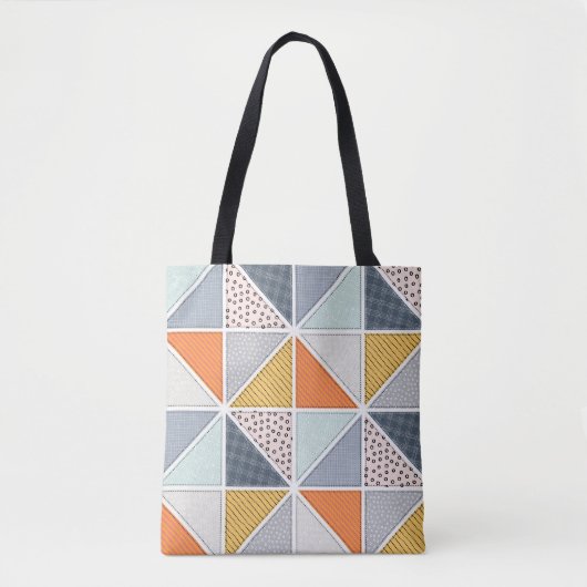 Abstraktes Muster, Fliesen aus Fliesen. Tasche (Vorderseite)