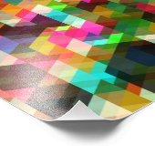 Abstraktes Muster Fotodruck (Ecke)