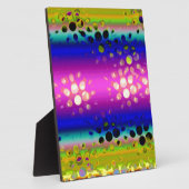 Abstraktes Muster Fotoplatte (Seite)