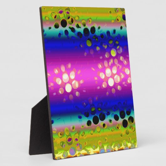 Abstraktes Muster Fotoplatte (Seite)