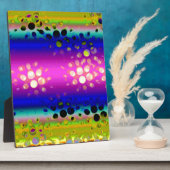 Abstraktes Muster Fotoplatte (Seite)