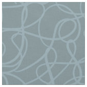 Abstraktes Muster für blaue Squiggle-Linie Stoff (Nahaufnahme)