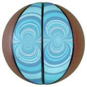 Abstraktes Muster für blaue Streifen Basketball (Vertikal)