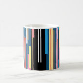 Abstraktes Muster für den Bright Strip Kaffeetasse (Mittel)