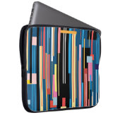 Abstraktes Muster für den Bright Strip Laptopschutzhülle (Vorne Rechts)