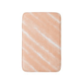 Abstraktes Muster für die Farbflora des Peach Fuzz Badematte (Vorderseite Vertikal)