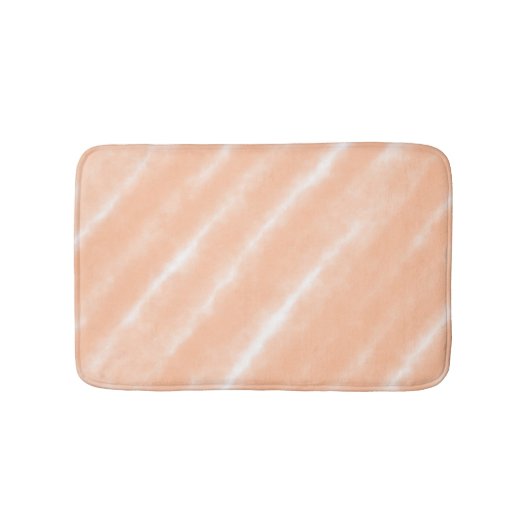 Abstraktes Muster für die Farbflora des Peach Fuzz Badematte (Vorderseite)