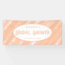 Abstraktes Muster für die Farbflora des Peach Fuzz Banner