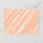 Abstraktes Muster für die Farbflora des Peach Fuzz Begleitkarte (Rückseite)