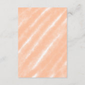 Abstraktes Muster für die Farbflora des Peach Fuzz Begleitkarte (Rückseite)