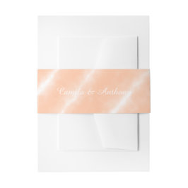 Abstraktes Muster für die Farbflora des Peach Fuzz Einladungsbanderole