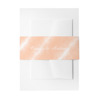 Abstraktes Muster für die Farbflora des Peach Fuzz Einladungsbanderole