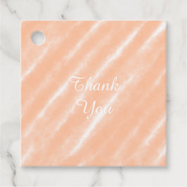 Abstraktes Muster für die Farbflora des Peach Fuzz Geschenkanhänger