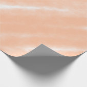 Abstraktes Muster für die Farbflora des Peach Fuzz Geschenkpapier (Ecke)