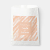 Abstraktes Muster für die Farbflora des Peach Fuzz Geschenktütchen (Vorderseite)