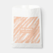 Abstraktes Muster für die Farbflora des Peach Fuzz Geschenktütchen (Vorderseite)