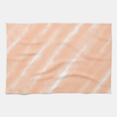 Abstraktes Muster für die Farbflora des Peach Fuzz Geschirrtuch (Horizontal)