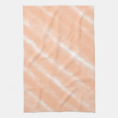 Abstraktes Muster für die Farbflora des Peach Fuzz Geschirrtuch (Vertikal)