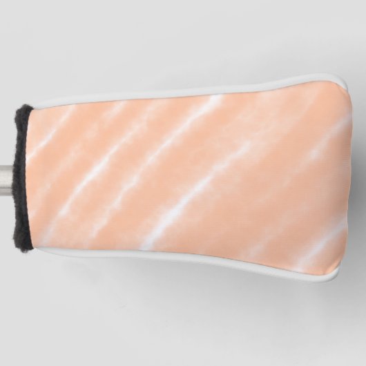 Abstraktes Muster für die Farbflora des Peach Fuzz Golf Headcover (Vorderseite)