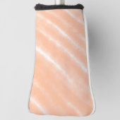 Abstraktes Muster für die Farbflora des Peach Fuzz Golf Headcover (Rotieren 90)