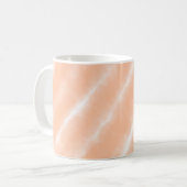 Abstraktes Muster für die Farbflora des Peach Fuzz Kaffeetasse (Vorderseite Links)