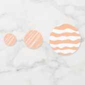 Abstraktes Muster für die Farbflora des Peach Fuzz Konfetti (Rückseiten)