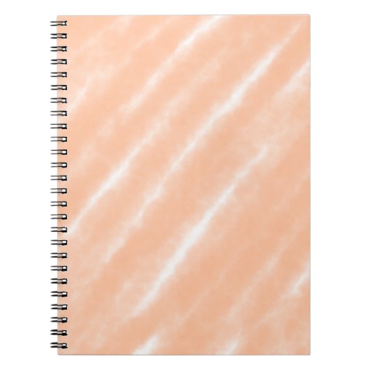 Abstraktes Muster für die Farbflora des Peach Fuzz Notizblock (Vorderseite)