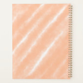 Abstraktes Muster für die Farbflora des Peach Fuzz Planer (Rückseite)