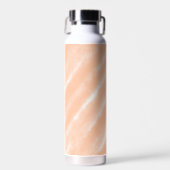 Abstraktes Muster für die Farbflora des Peach Fuzz Trinkflasche (Vorne)