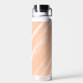 Abstraktes Muster für die Farbflora des Peach Fuzz Trinkflasche (Rückseite)